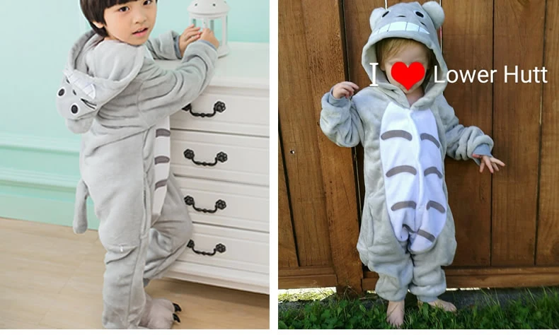Зимний детский пижамный комплект с единорогом и капюшоном; пижамы с единорогом; Детские пижамы для мальчиков и девочек; одежда для сна; комбинезоны
