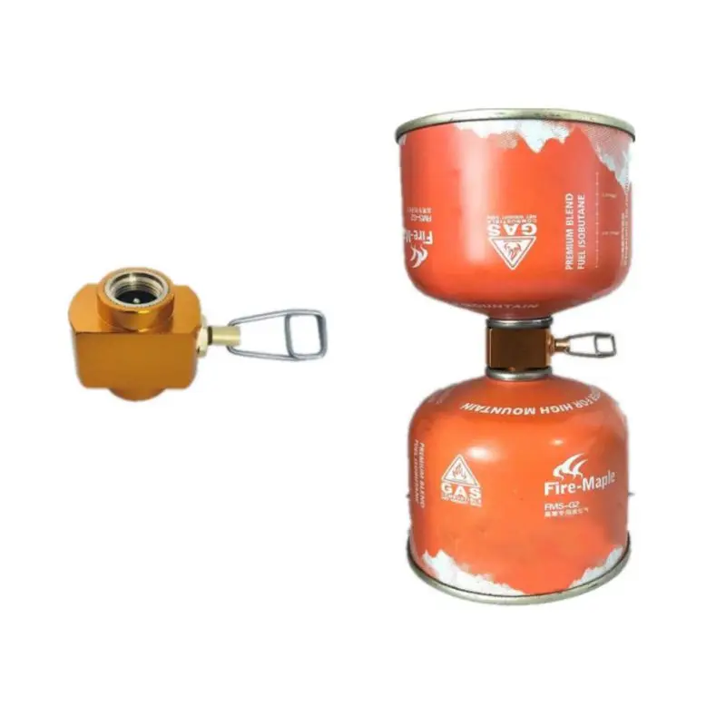 

Outdoor Camping Gas Tank Adapter Flat Valve Mutual Gas Tank Mutual Load Adapter Gas Tank Inflation Valve