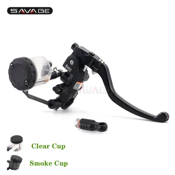 

Brake Pump Lever Radial Master Cylinder For KAWASAKI Z 250 300 750 750R 750S 800 Z250 Z300 Z750 Z800 18 Oil Reservoir Set Levers