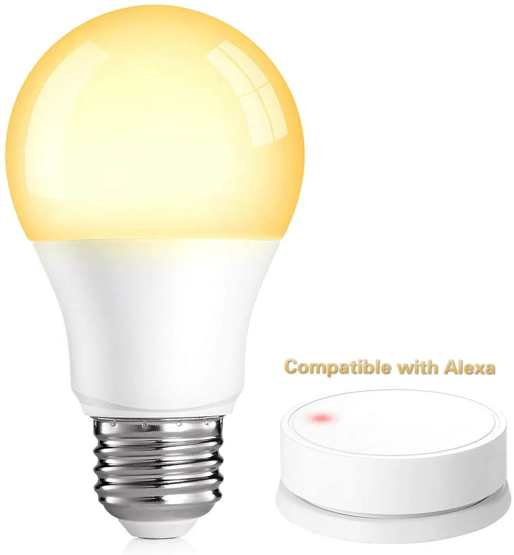 

Smart WiFi Light Bulb Magic, Compatible with Alexa Google Home Siri No Bridge(100w Equivalent) Multicolored Dimmable LED Bulb