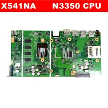 X541NA N3350 процессор 4 Гб ОЗУ материнская плата REV 2,1 Для ASUS X541 X541N X541NA материнская плата для ноутбука 90NB0B30-R00031 протестированная