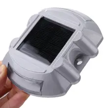 2 шт. светодиодный светильник солнечный дорожный гвоздь всплеск стены водонепроницаемый для внутреннего двора наружные огни мягкий световой эффект не ослепительно не линяет