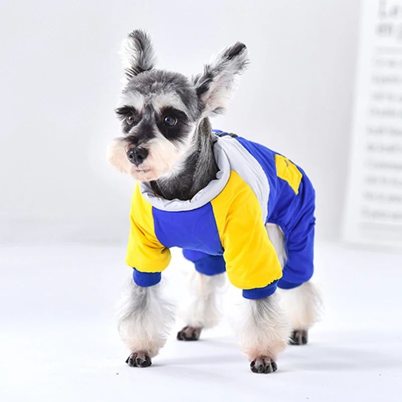 Одежда для собак, зимний теплый комбинезон для собак, утолщенная Одежда для питомцев Йоркшира, плюшевые собаки костюм Одежда для щенков, куртки