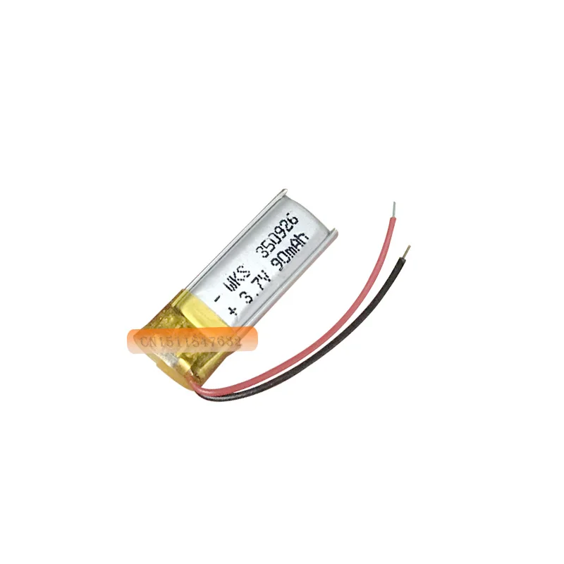1 шт. 3 7 в 90 мАч литий ионная батарея 350926 аккумулятор для MP3 MP4 MP5 bluetooth гарнитура