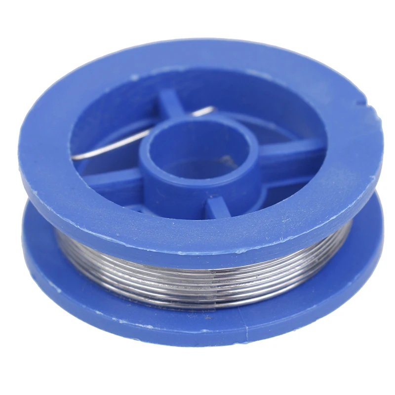 Soldering Wire HUXUAN 0.8mm Solder Wire Reel Rosin Core Solder Welding Iron Wire Reel Welding Practice Flux 1PC