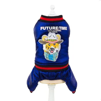 

Hoodie Pet Clothing Animal Print for Dog Clothes Medium Letter Costume Cotton French Bulldog Dogs Winter Red Girl Collar Perro