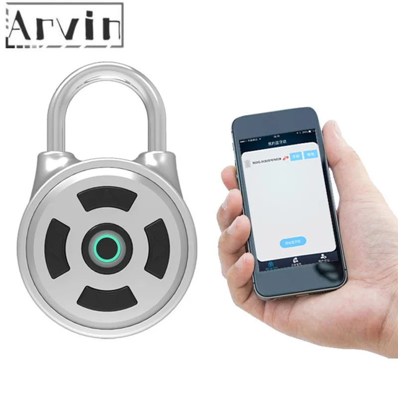Smart padlock Bluetooth password mobile phone APP travel backpack luggage cabinet lock gym electronic small padlock M1