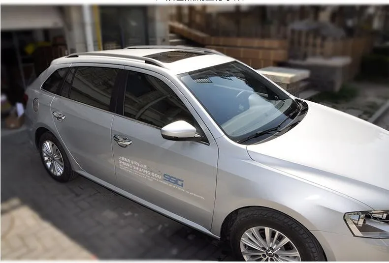 Для Volkswagen VW Gran Lavida 2013- багажник на крышу, рейлинги, барные стойки для багажа, верхние стойки, рельсовые коробки, алюминиевый сплав, паста, стиль