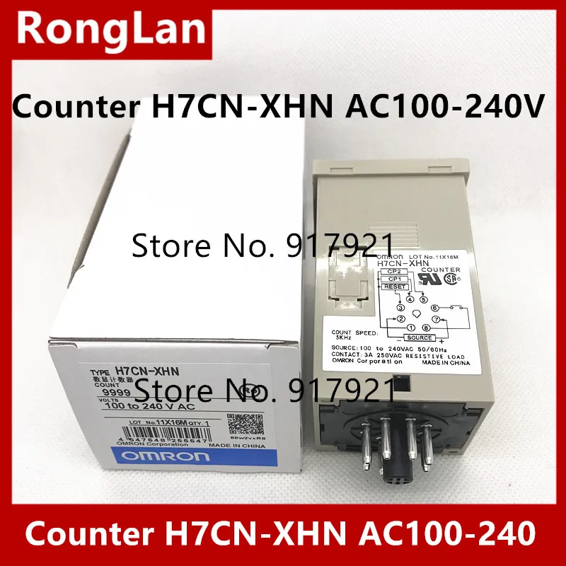 OMRON H7CN-XLN Counter Module 100-240VAC Contact 3A 250VAC New Inbox 