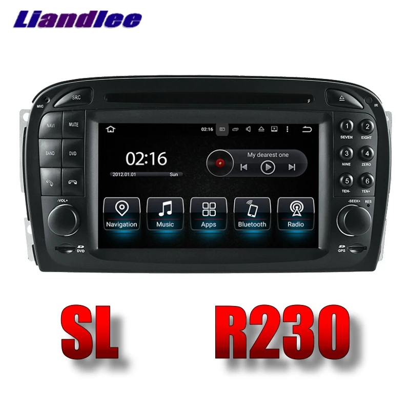 Liandlee автомобильный мультимедийный плеер NAVI для Mercedes Benz SL Class R230 2001 ~ 2004 сенсорный