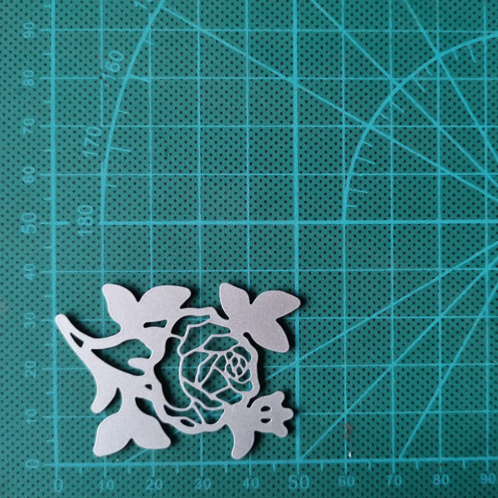 

Roses Leaves Metal Cutting Dies and Stamps Stencil For Scrapbooking Paper Cards Crafts New 2020 Dies Cutter Decorative