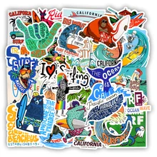 Best Offers 50 PCS Outdoor Surfing Stickers Summer Sports Tropical Beach Surfing Waterproof Stickers to DIY Surfboard Car Skateboard Sticker Best Offers 50 PCS Outdoor Surfing Stickers Summer Sports Tropical Beach Surfing Waterproof Stickers to DIY Surfboard Car Skateboard Sticker