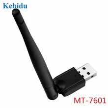 KEBIDU Ralink MT-7601 USB WiFi Беспроводная Антенна LAN адаптер Сетевая карта 150 Мбит/с PC LAN Wi-Fi приемник ключ 802.11b/g/n