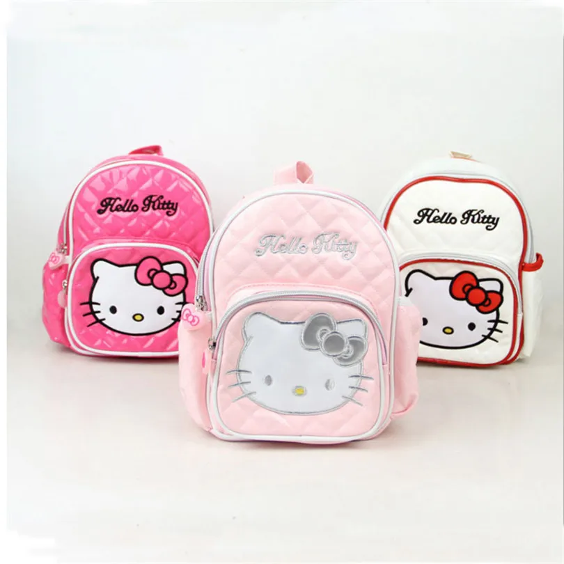 HELLO KITTY детский рюкзак для девочек, мини школьные сумки для девочек, Детский многофункциональный маленький рюкзак из искусственной кожи, женская школьная сумка