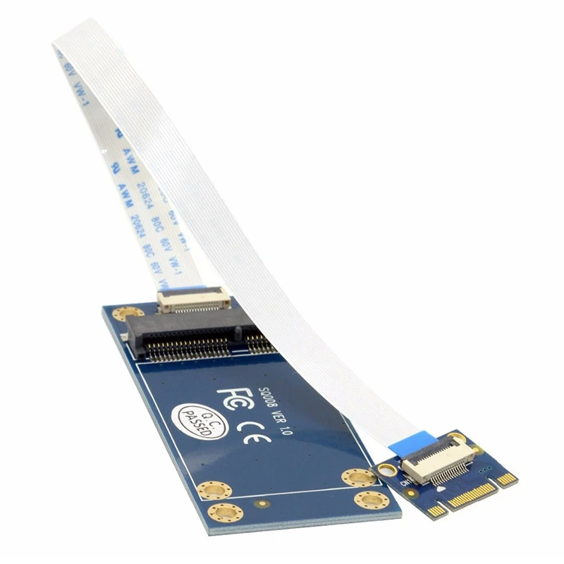 50 мм Mini Pci-E 52Pin Msata Ssd To M.2 Ngff B-Key Add on Card Pcba
