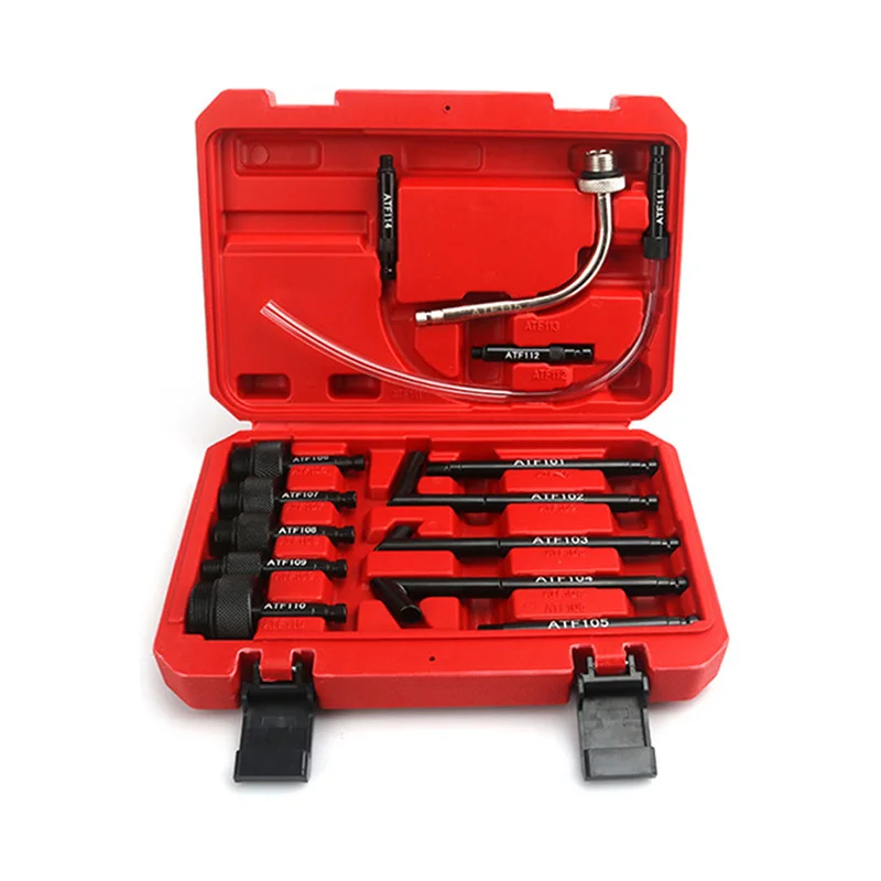  13pcs atf transmission filling adapter set change machine fuel dispenser pumping oil changer gearbo