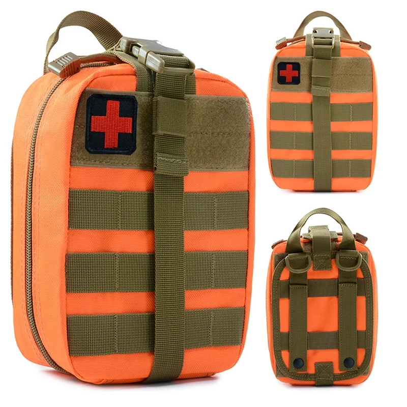 Открытый EDC Сумка тактический Molle медицинский мешок IFAK EMT аварийный Rip-off выживания Утилита автомобиля первой помощи сумка гаджет поясная сумка - Цвет: Orange