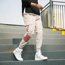 Мужские повседневные брюки-карго средней длины по щиколотку