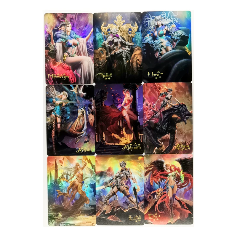 Legend Anime-Cards Acg Sexy Collectibles-Game-Collection No.2-Toys Goddess Hobbies 9pcs/Set