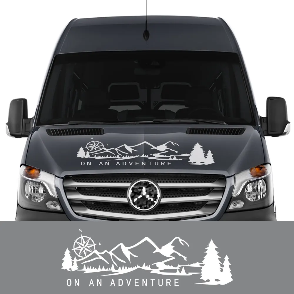 Adesivi In Vinile Per Auto Camper Van – Grafica Strisce Decalcomanie Per Volkswagen Crafter – Copertura E Tuning - 2