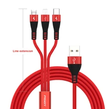 1,2 м USB кабель для iPhone XS X 8 7 6 11 зарядное устройство 3 в 1 микро USB кабель для samsung USB Кабели Шнур TypeC Мобильные кабели