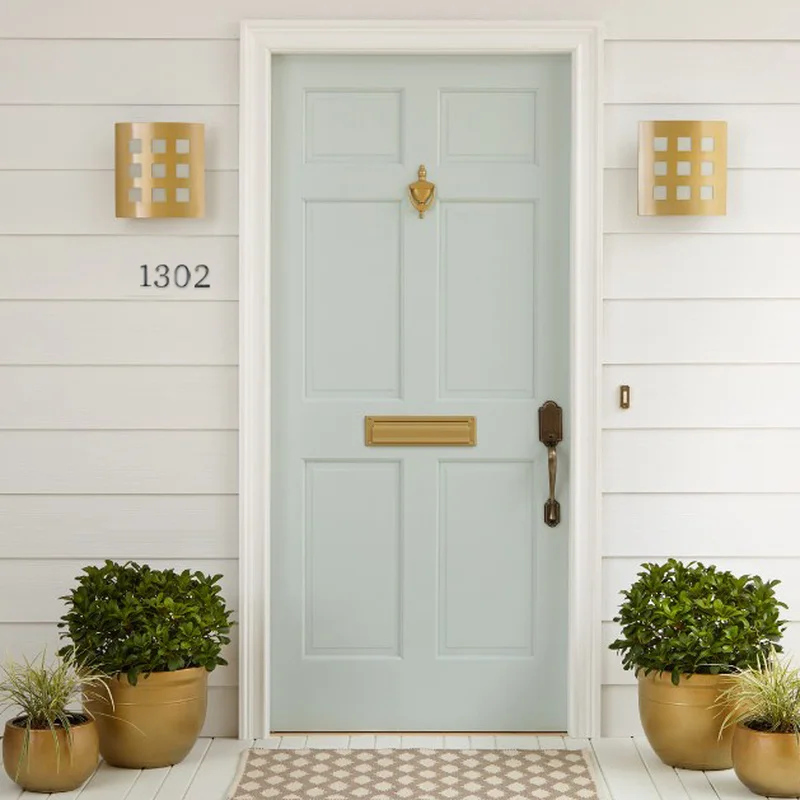10cm Big Modern House Number Door Home Address Mailbox Numbers for House Digital Door Outdoor Sign 4 Inch.#0 Aged Bronze