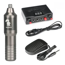 

Tattoo Kit Rotary Machine 12000 Rpm Digital Power Supply 18V Foot Switch Professional PMU High Speed Tattoo Supplies Set