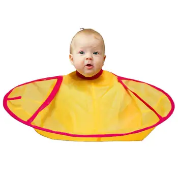 Kaufen Kinder Hause Friseur Cape Abdeckung Tuch Floral Tier Druck Faltbare Wasserdicht Haar Schneiden Mantel Regenschirm Cape Salon Schürze