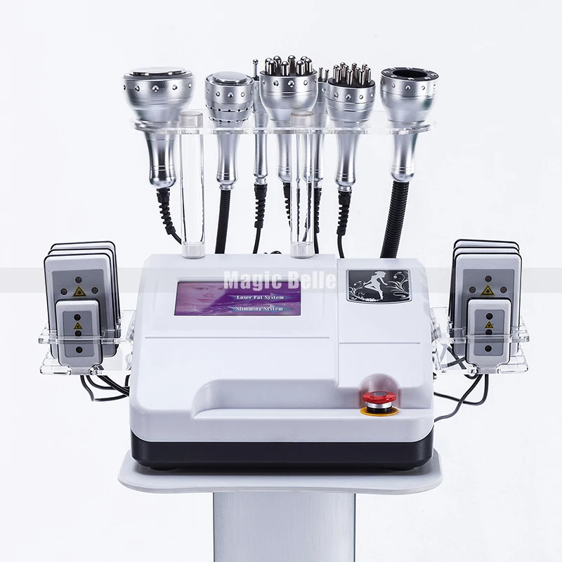 

8 in 1 Professional Vacuum Ultrasonic 40k Ultrasonic Cavitation Machine for spa with CE Approved Skin Tightening Machine