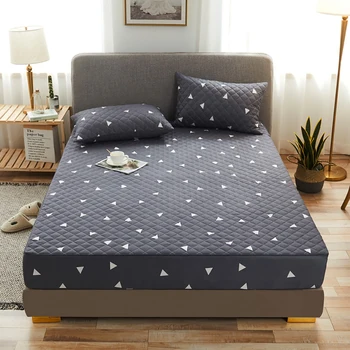 

New Style Super Warm 100% Polyester Microfiber Elastic Fitted Sheet Quilt Cover Bed Cover 2 Pillow cases Suitable For King Size