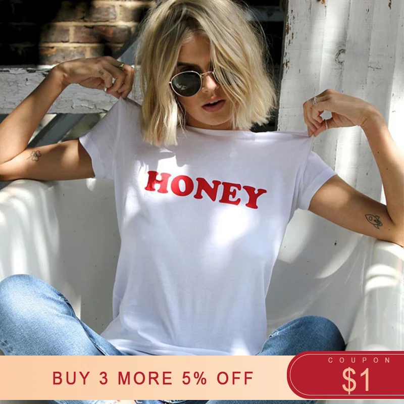 

Newest Cotton Harajuku Aesthetics Tshirt Sexy Red Letters Print Short Sleeve Tops & Tees Fashionable Casual Couple T Shirts 2019