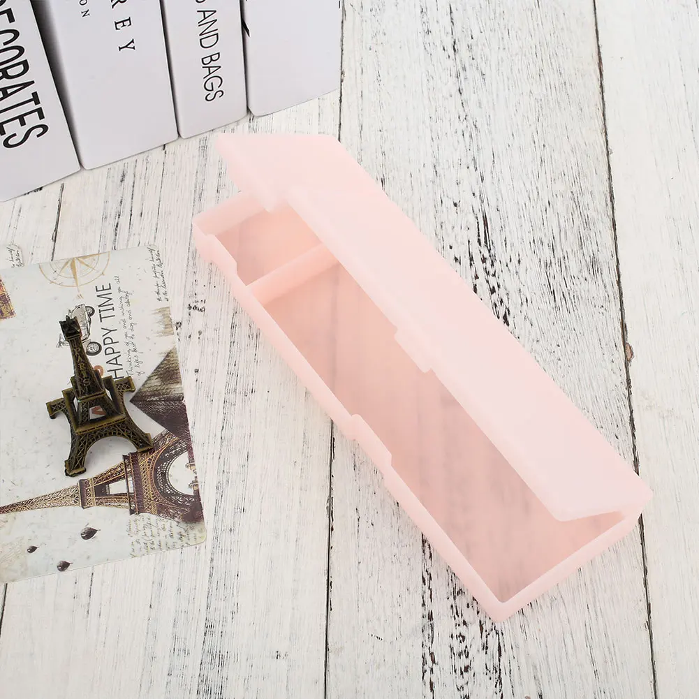Pencil Case Pen Container Dull Polish PP Crafts Student Stationary Multifunctional Office Desktop Organizer Gift Durable