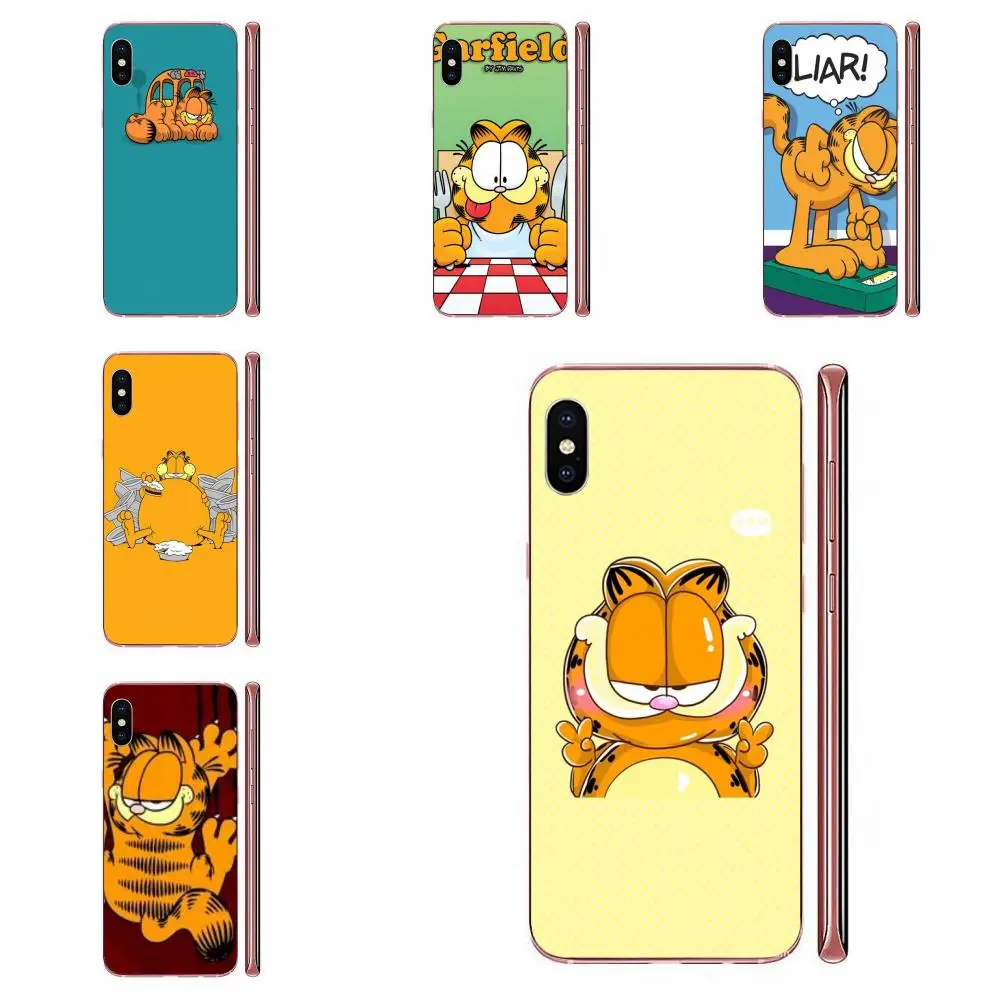 Милый мультяшный Гарфилд для Galaxy J1 J2 J3 J330 J4 J5 J6 J7 J730 J8 2015 2016 2017 2018 мини Pro мягкие