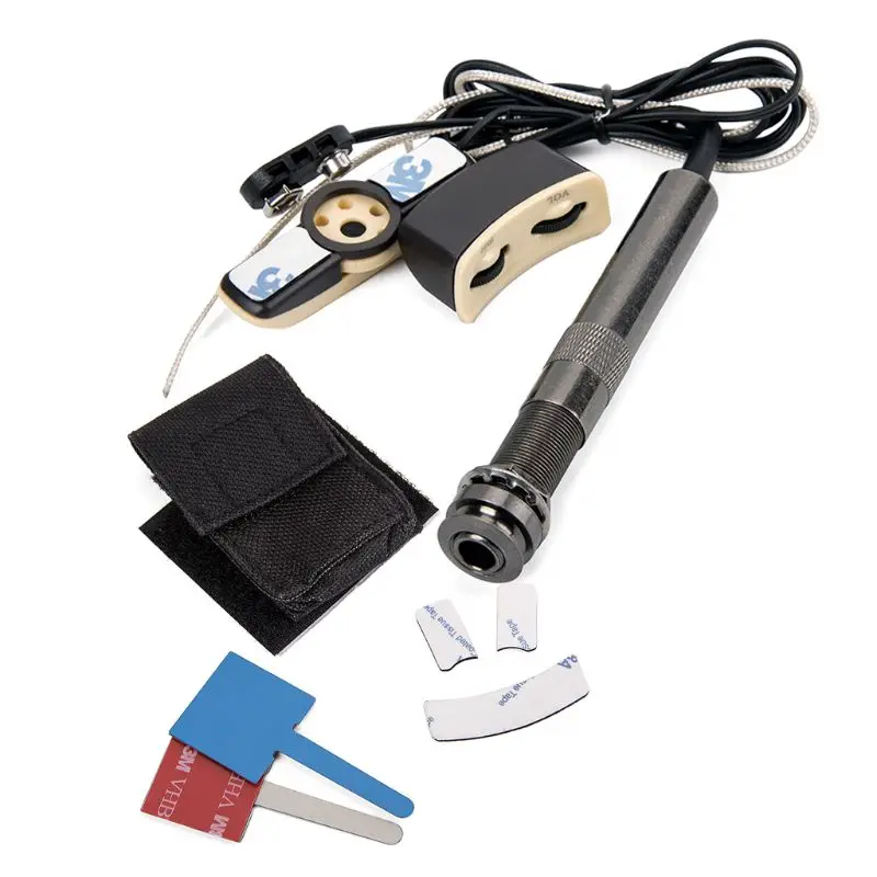 

Acoustic Guitar Soundhole Guitars Pickup Equalizer with Plug Accessories 77UF