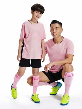 

Futbol Survetement Adult Soccer Jerseys Sport Match Clothes Sets Football Uniform For Children Soccer Tracksuit Jerseys Shorts