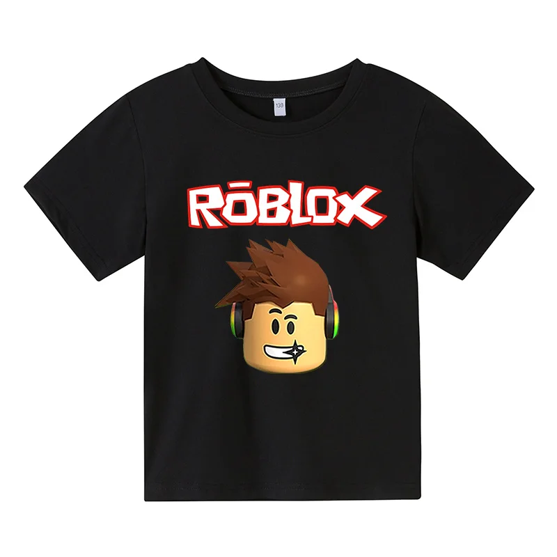 Новинка 2021 Детская футболка Robloxing детские футболки большого размера для