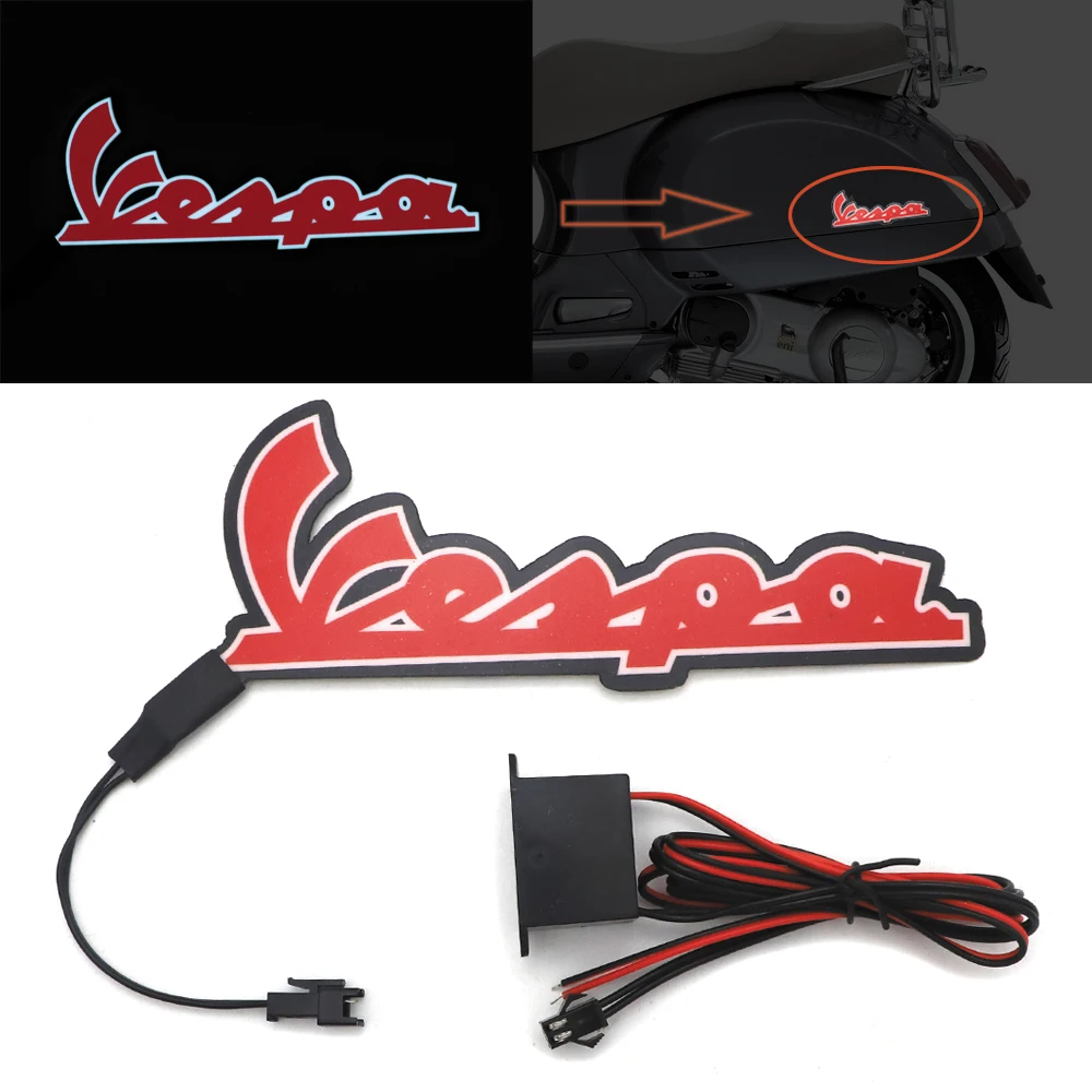 Мотоцикл освещает наклейки Наклейка для Vespa GTS LX LXV Sprint Primavera 50 125 250 300 GTS300|Наклейки