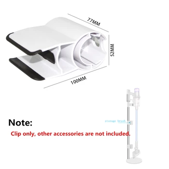 

Vacuum Cleaner Brush Head Clip Tube Clamp for Dyson V7 V8 V10 V11 Wireless Vacuum Cleaner Accessories Holder Attachment Clip