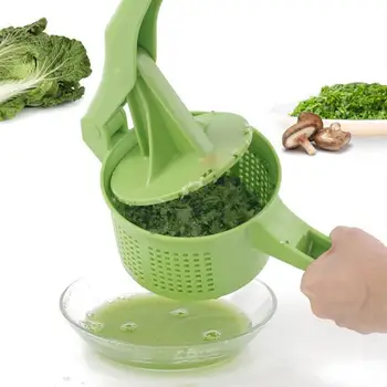 

YIGUISI TikTok Kitchen Accessories Hand Pressed Vegetable Water Squeezer Large Capacity Basket Storage Convenient