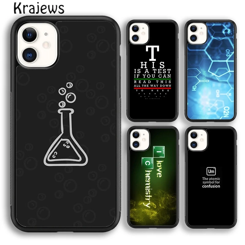 Чехол krajew для телефона с изображением науки и химии iPhone 5s 6s 7 8 plus X XR XS 11 12 pro max Samsung