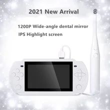 Handheld HD Oral Detektor Dental Zähne Inspektion Endoskop Kamera mit 4,3 zoll IPS Highlight Bildschirm Retro Spielkonsole Stil