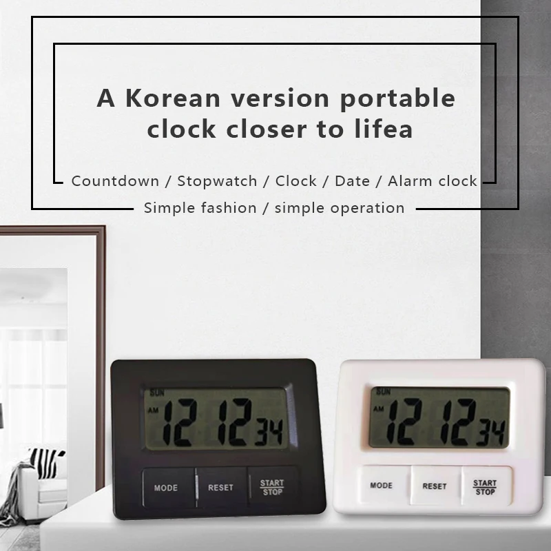 Таймер обратного отсчета с таймером для кухни офиса портативный таймер