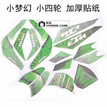 

ATV Polaris Thickened Sticker 3M Personalized Decal Sticker For 4 Wheel Vehical, Motorcycle Parts