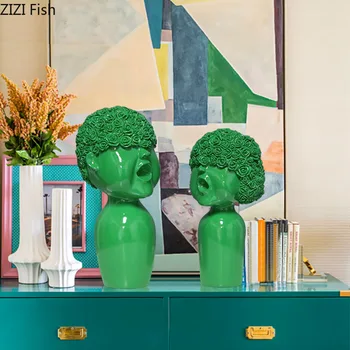 

2pcs/set Nordic Style Decoration Home Wine Cabinet Decoration Modern Minimalist Model Room Soft Decoration Crafts Decoration