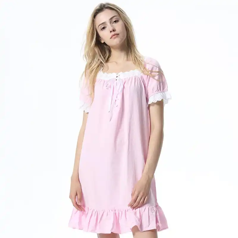 plain pink nightdress