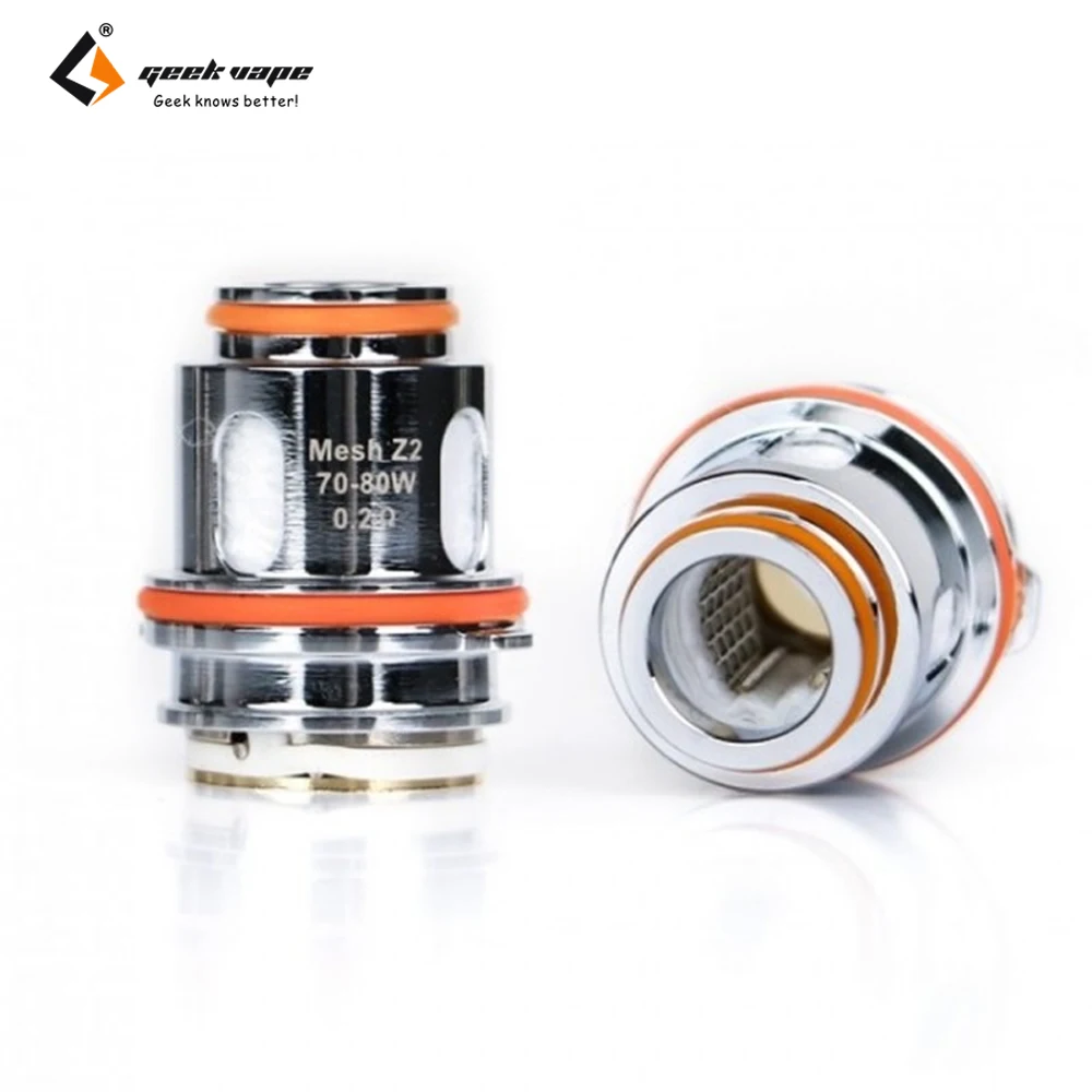 Оригинальная катушка GeekVape Z1 Z2 Mesh 5 шт./10 шт./упак. с сопротивлением 0 4 Ом/0 2 Ом для