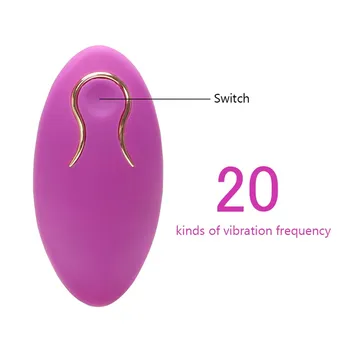 2021 Hot 20 Speed Bullet Vibrator Remote Control Vibrating Egg Clitoris Stimulator G-Spot Massager Powerful Sex Toys For Women 3