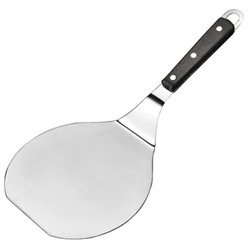 

Stainless Steel Pizza Peel Metal Round Pizza Paddle Large Pizza Spatula with Baking Homemade Pizza and Bread or Cheese