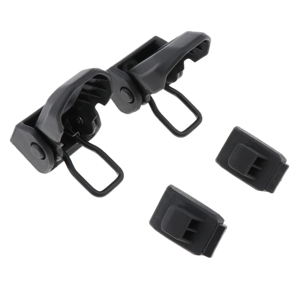 Replacement Hood Latches Hood Lock Catch Latches Pair for For Jeep Wrangler 2007-2018 JK JL (Black)