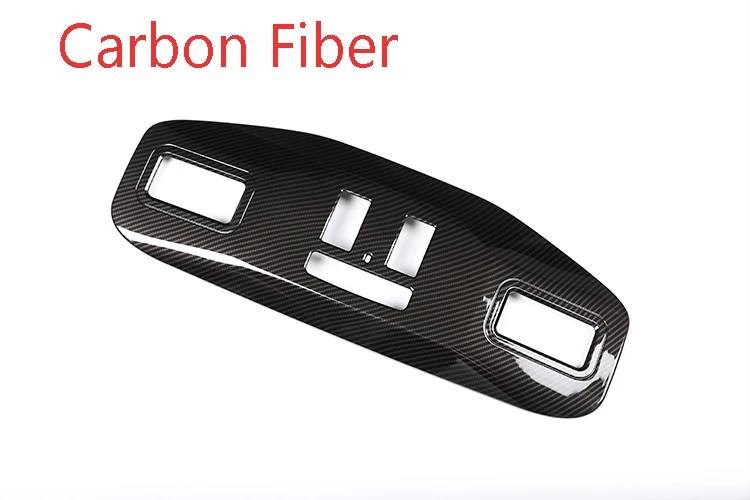 Carbon Fiber 3 стиля ABS салон автомобиля на крыше лампа для чтения рамка Накладка для Land Rover Discovery 5 LR5 аксессуары для стайлинга автомобилей - Название цвета: Carbon Fiber